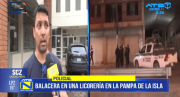 Ataque armado en licorería de La Pampa de la Isla deja dos heridos