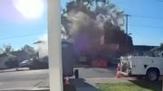 VIRAL: La impactante explosión que acabó con una casa en California, varias personas resultaron heridas