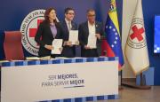 Cruz Roja Venezolana, CICR e IFRC firmaron un acuerdo tripartito para fortalecer la acción humanitaria en Venezuela
