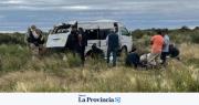 Un menor grave, tras vuelco de un grupo religioso en San Carlos