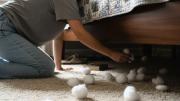 Colocar bolas de algodón debajo de la cama: por qué recomiendan hacerlo y para qué sirve