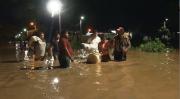 Crecida extraordinaria del río Piraí provoca inundaciones en barrios de la zona oeste de Montero