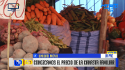 Precios de la canasta familiar se mantienen en La Paz