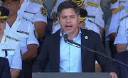 Kicillof defendió la inversión en seguridad y apuntó a Milei por no girarle fondos