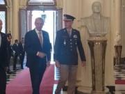 Milei está reunido con Kast en Casa Rosada