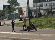 Siniestro de tránsito en avenida Oribe y Defensa