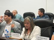 Edila Analia Fernandez, esposa de Andrés Lima /Votó afirmativo el financiamiento y explicó sus razones