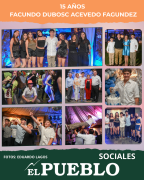 15 años FACUNDO DUBOSC ACEVEDO FAGUNDEZ ‣ Eduardo Lagos