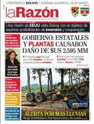 Portadas de los periódicos de Bolivia del martes 16 de diciembre del 2025