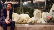 Lionel Messi cerró su tour por India visitando un impactante centro de conservación animal