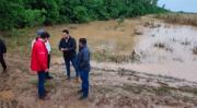 Searpi inspecciona puntos donde se registró un rebalse del río Piraí en Montero