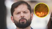 Boric llama a la responsabilidad para prevenir incendios forestales: Quienes los provocan pueden convertirse en asesinos