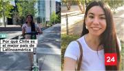 Influencer extranjera revela por qué Chile es el mejor país de Latinoamérica