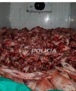 Millonario decomiso de carne a días de la Navidad: 5 mil kilos y 340 chivitos en Rincón de los Sauces