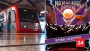 Metro de Santiago tendrá horario extendido por concierto de Macha y El Bloque Depresivo