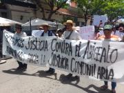 Campesinos afectados por el abigeato marcharon y denunciaron a la Justicia