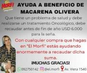 Llamado a la solidaridad /El tiempo de Macarena Olivera es hoy y necesita nuestra ayuda