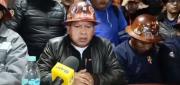 MINEROS ASALARIADOS DECLARAN HUELGA GENERAL INDEFINIDA Y PIDEN LA RENUNCIA DEL PRESIDENTE