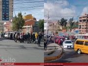 Choferes de La Paz no ingresan al diálogo con el Gobierno y se van al paro indefinido
