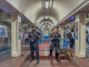 Ola de violencia: refuerzan con perros y oficiales el interior de trenes en Chicago