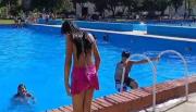 El natatorio de Campo Santo, un alivio para el calor extremo