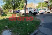 Choque sin heridos en la esquina de Sarmiento y Santa Fe