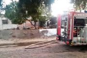 Le pidió ayuda a su nieto por teléfono y murió por el incendio en su vivienda