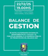 Municipio de Dolores: Balance de Gestión 2025