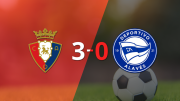 LaLiga EA Sports: Ante Budimir impulsó la victoria 3-0 de Osasuna frente a Alavés con dos goles