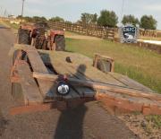 Accidente fatal en San Bautista: motociclista murió al chocar contra tractor