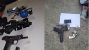 Incautaron armas, municiones, drogas y una granada en operativo en Cerrito de la Victoria con seis detenidos