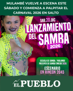Mulambé, la última campeona de las escuelas de samba de Salto, se presenta este sábado 20 ‣ El Pueblo Digital Uruguay