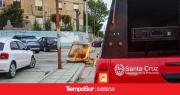 Bomberos del Cuartel 5 sofocaron incendio en contenedor