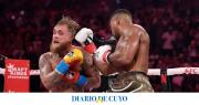 Anthony Joshua no le perdonó nada a Jake Paul y le fracturó la mandíbula