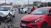 Dos heridos en un choque en el barrio San Cayetano