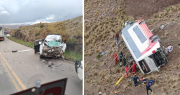 Tragedia en la ruta Cochabamba – La Paz: Ocho muertos tras choque entre una flota y un minibús