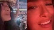 Salma Hayek encendió las redes sociales con una noche a puro ritmo durante el recital de Bad Bunny