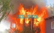Un voraz incendio arrasó con una casa en Abasto