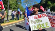 Conmemoran 36 años de invasión estadounidense a Panamá con actos protocolares y protesta frente a la Embajada de EEUU
