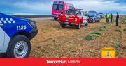 Un auto chocó contra un guanaco