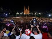 Domínguez y un mensaje desde el balcón que casi confirma su continuidad: Esperemos ser mejores el año que viene