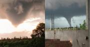Tornado causó tremendo susto en Alto Paraná