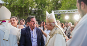 Se celebró la misa de Acción de Gracias por la Navidad y el gobernador dijo presente