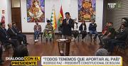 Presidente Rodrigo Paz lidera diálogo ciudadano para explicar el Decreto Supremo 5503
