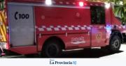 Una familia perdió todo tras un voraz incendio en Sarmiento