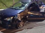 Secuencia de choques en General Paz: un conductor se distrajo viendo un accidente y se llevó puesta una moto