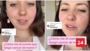 Fue como una bomba: tiktoker es viral tras revelar cómo supo que tenía cáncer de mama