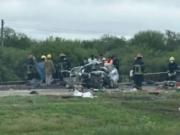 Tragedia en Santiago del Estero: cinco muertos en un choque frontal entre un auto y una camioneta en la Ruta 9