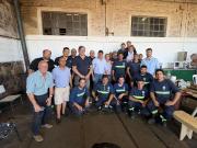 Albisu se pagó el asado /Compartió el almuerzo con funcionarios municipales