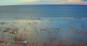 ¡Mirá! Instalaron una cámara en Las Grutas que permite ver en tiempo real cómo está la playa